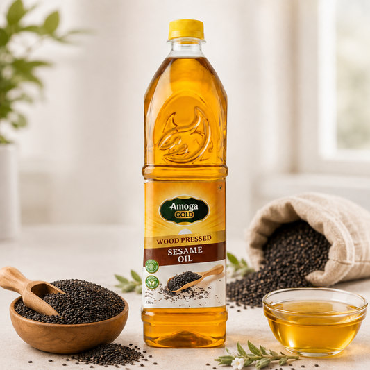 Wood-pressed Sesame Oil 500ml - மரச்செக்கு நல்லெண்ணெய்