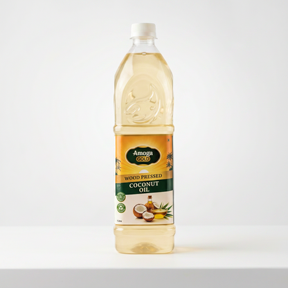 Wood Pressed Coconut Oil – 1 Litre - மரச்செக்கு தேங்காய் எண்ணெய்