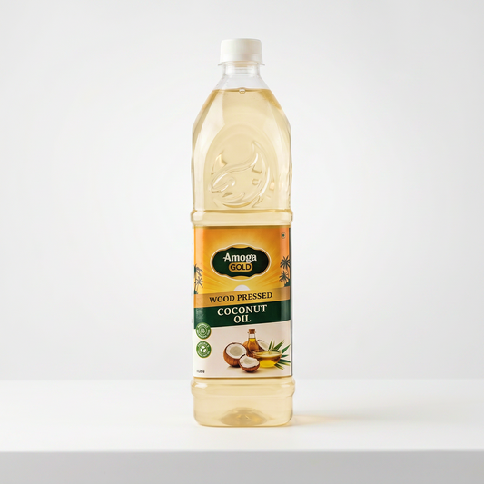 Wood Pressed Coconut Oil – 1 Litre - மரச்செக்கு தேங்காய் எண்ணெய்